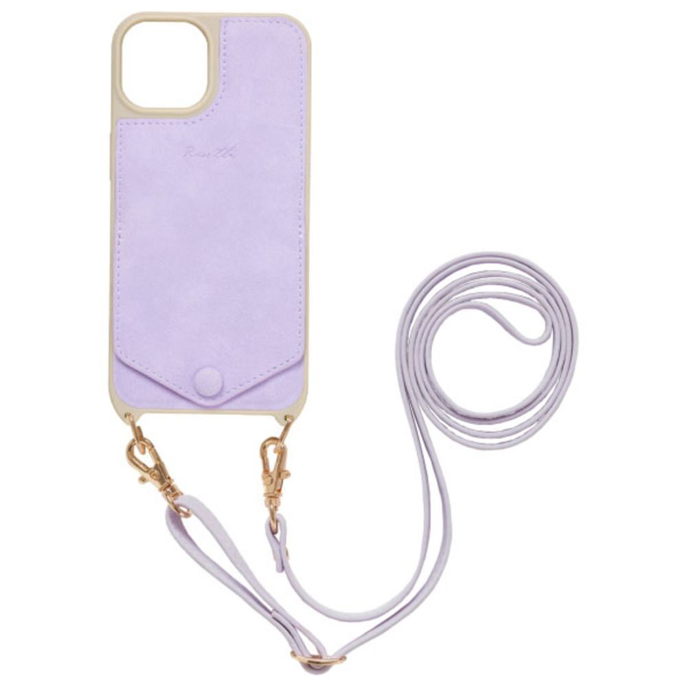 ラベンダー  SE3/SE2/8/7/6s/6  Rosetta ロゼッタ スマホショルダー スマホケース ショルダー タイプ スマホショルダーストラップ 紐 アイフォン13ケース アイフォン14ケース ショルダー iPhone14 iPhone1