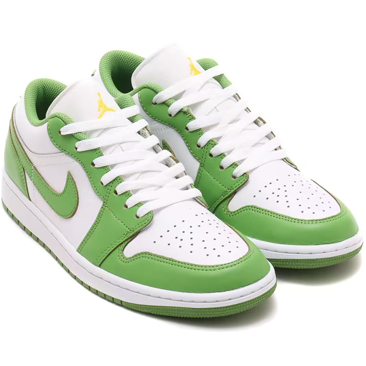 [ナイキ] エア ジョーダン 1 LOW SE[AIR JORDAN 1 LOW SE] ホワイト/ライトニング/クロロフィル HF4823-100  