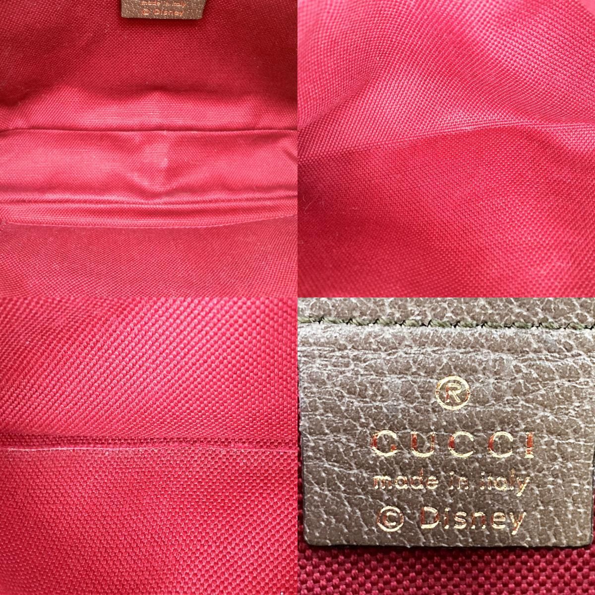 セール 美品 GUCCI グッチ ディズニー ドナルドダック ウエストバッグ