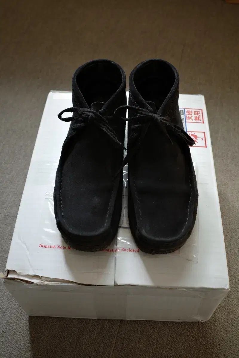 Clarks クラークス ワラビー ブーツ スエード 黒 290 uk10