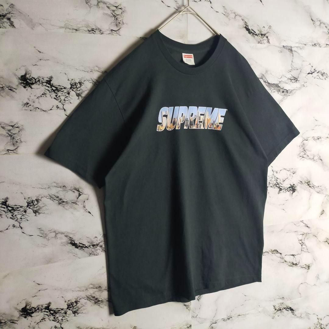 【即完売モデル】シュプリームファイヤロゴ Tシャツ 入手困難 Lサイズ 人気Lサイズ】シュプリーム☆ビッグロゴ ロゴ入りTシャツ 入手