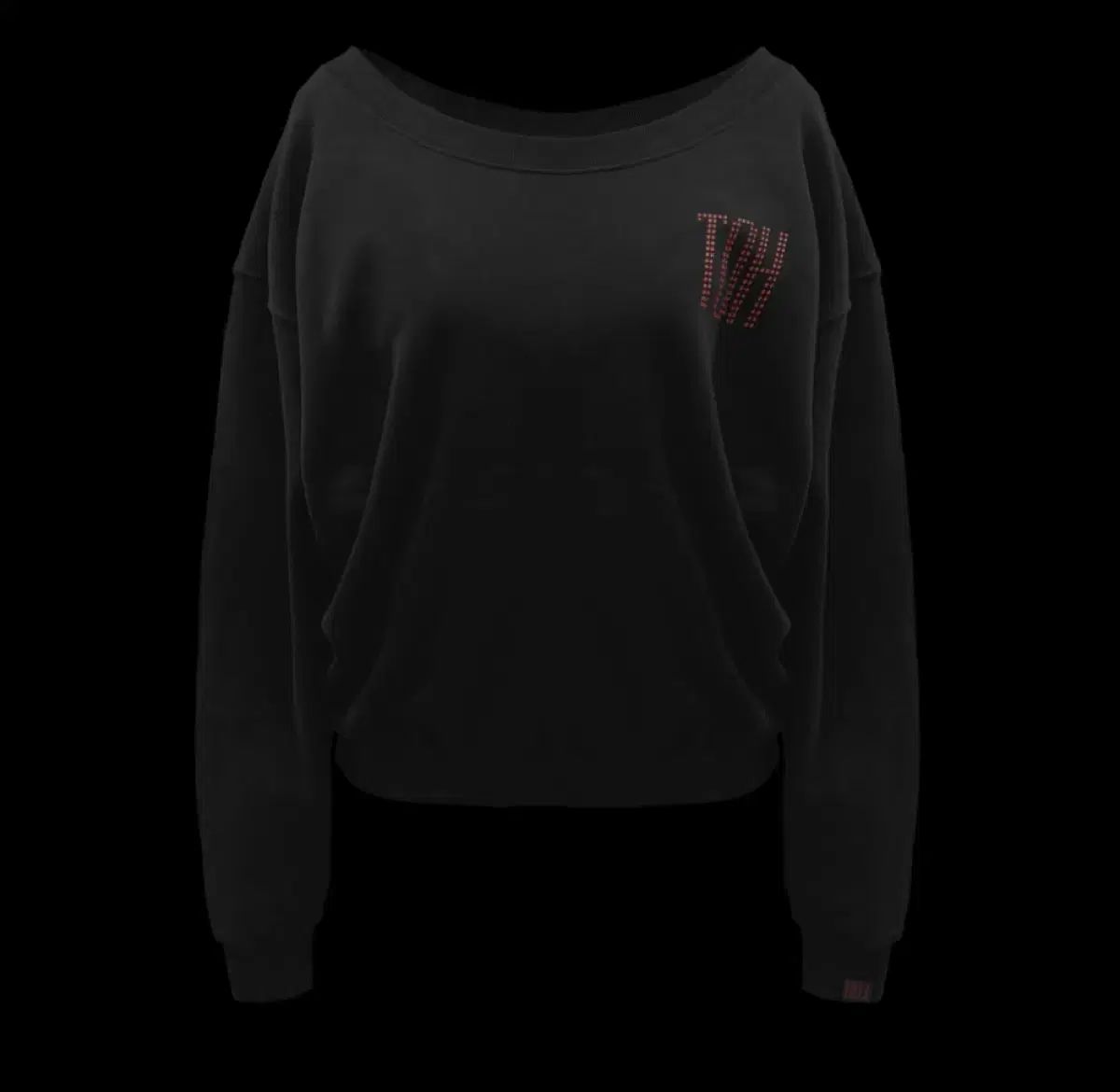 Toh オフショルダー トレーナー