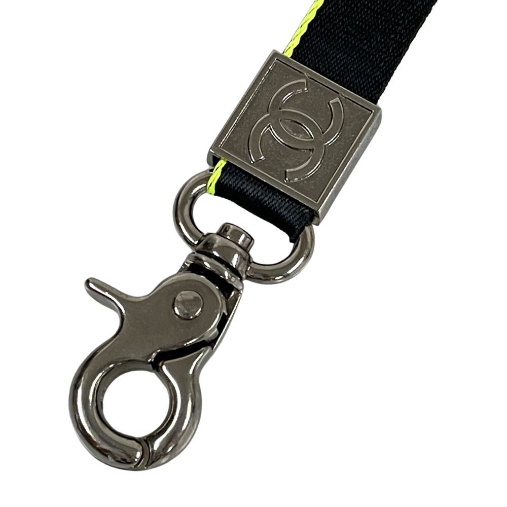CHANEL シャネル 04 A ココマーク ネック ストラップ ブラック フリー  