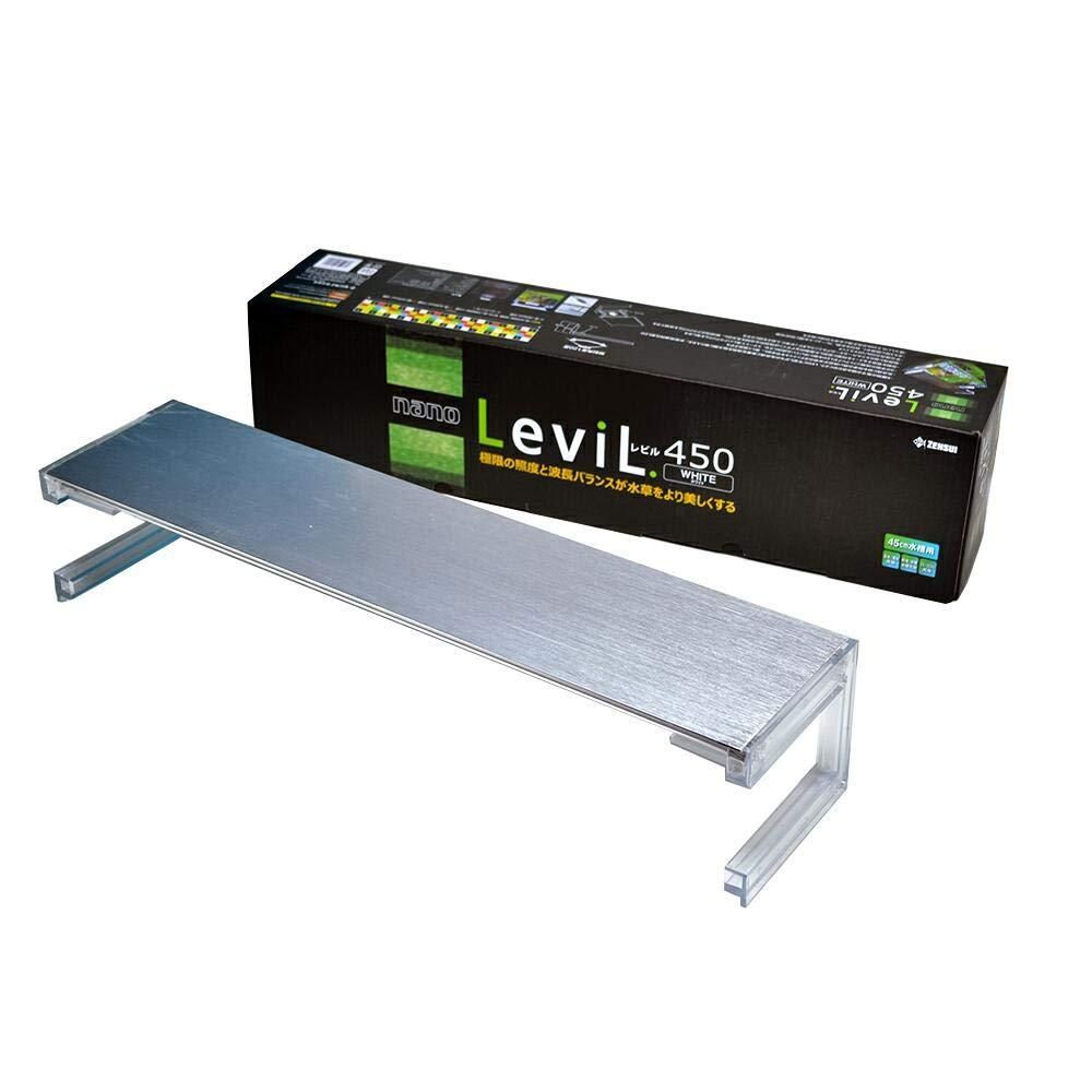 4営業日で発送 zensui 屋内観賞魚水槽用照明 nano LeviL ナノレビル 450 ホワイト nano LeviL 450W 1セット