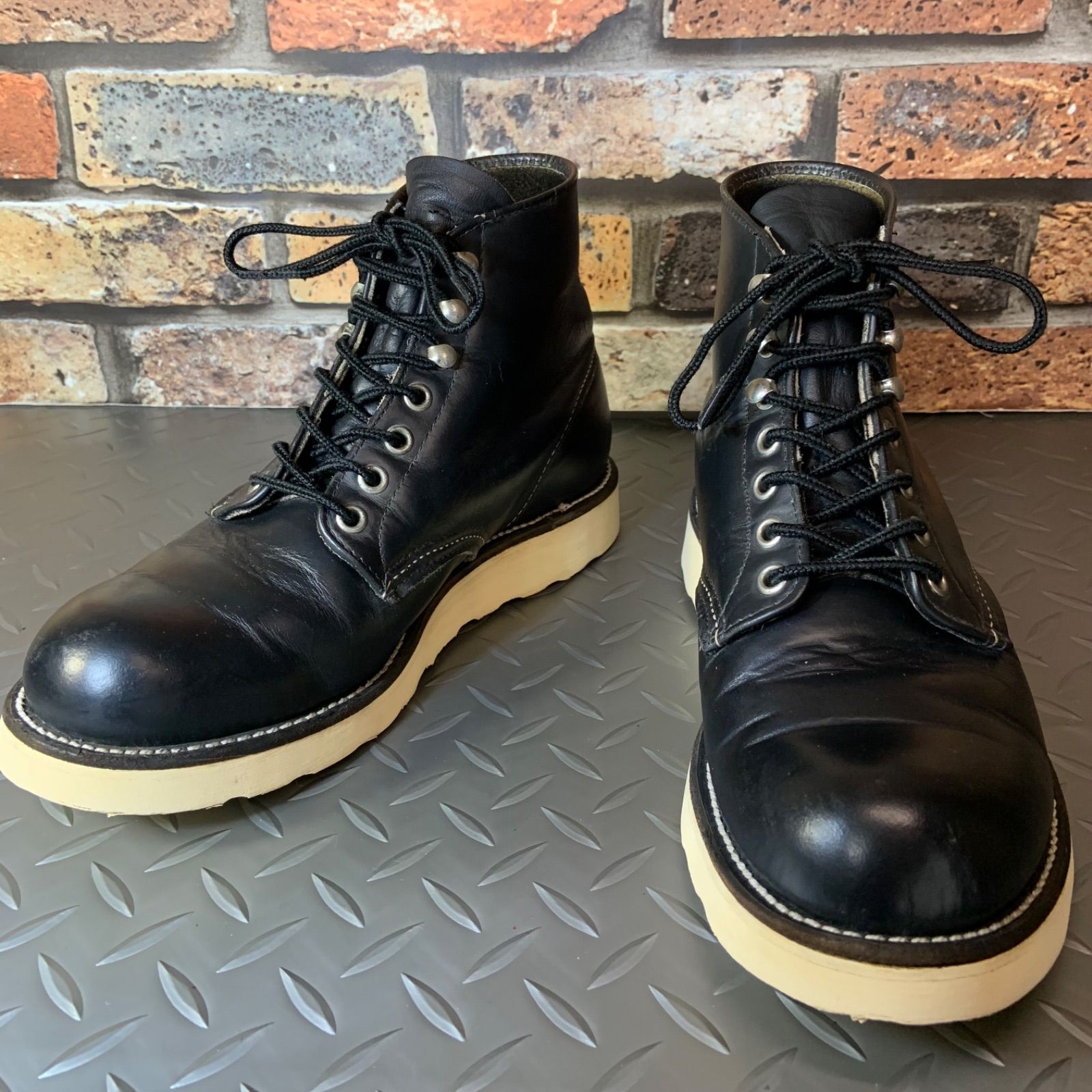 REDWING 8165 ワークブーツ 四角犬 1998年製 US7D 25㎝ 25A8-8165-1998 レッドウイング アメリカ製
