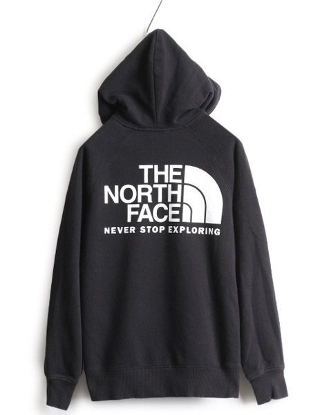 お得なクーポン配布中!】 ノースフェイス 両面 プリント スウェット フード パーカー レディース S / The North Face プルオーバー  裏起毛 トレーナー アウトドア 黒 - メルカリ