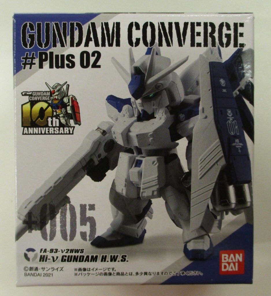 BANDAI FW GUNDAM CONVERGE #Plus02 Hi-νガンダム(H.W.S.装備型) +005