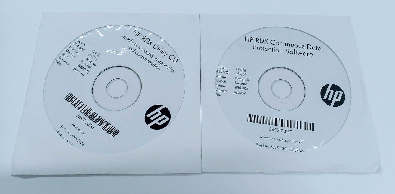 中古①HP RDX Utility CD ②HP RDX Continuous Data Protection Sotware 2枚組 - メルカリ