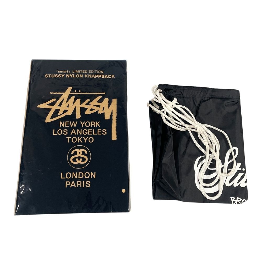 STUSSY ステューシー 雑誌 smart 付録 ナイロン ナップサック