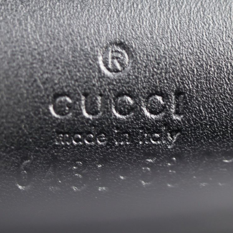 GUCCI グッチ シガレットケース その他小物 476431 レザー ブラック