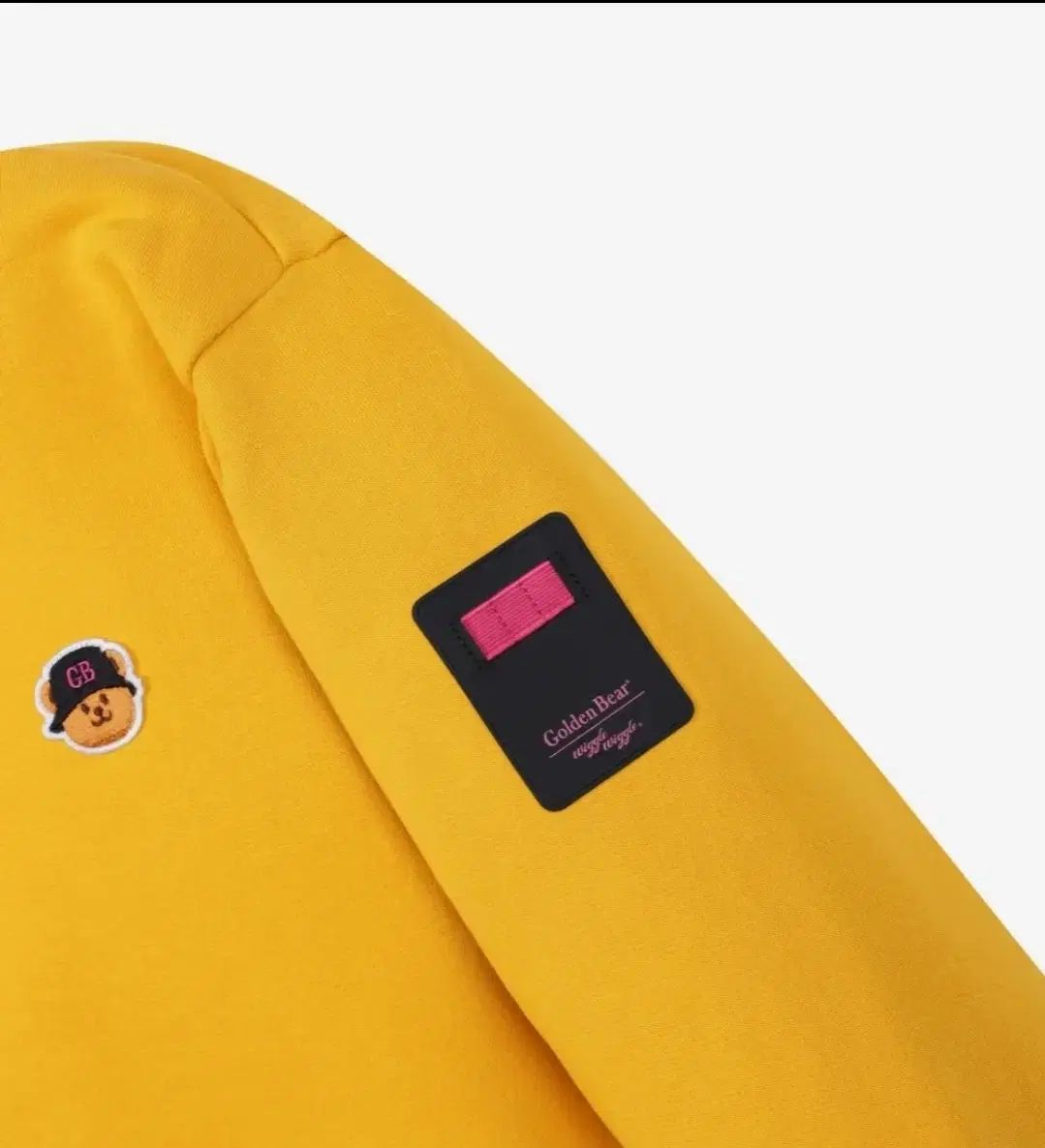 満足感 ゴルフ ゴールデンベア イェロー 長袖Tシャツ スウェットシャツ