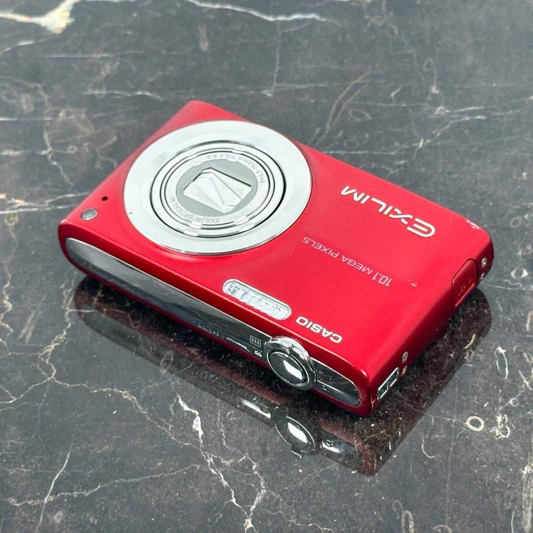 ★美品★ CASIO EXILIM エクシリム EX-Z200 レッド コンデジ CASIO EXILIM EX-Z200 レッド - メルカリ