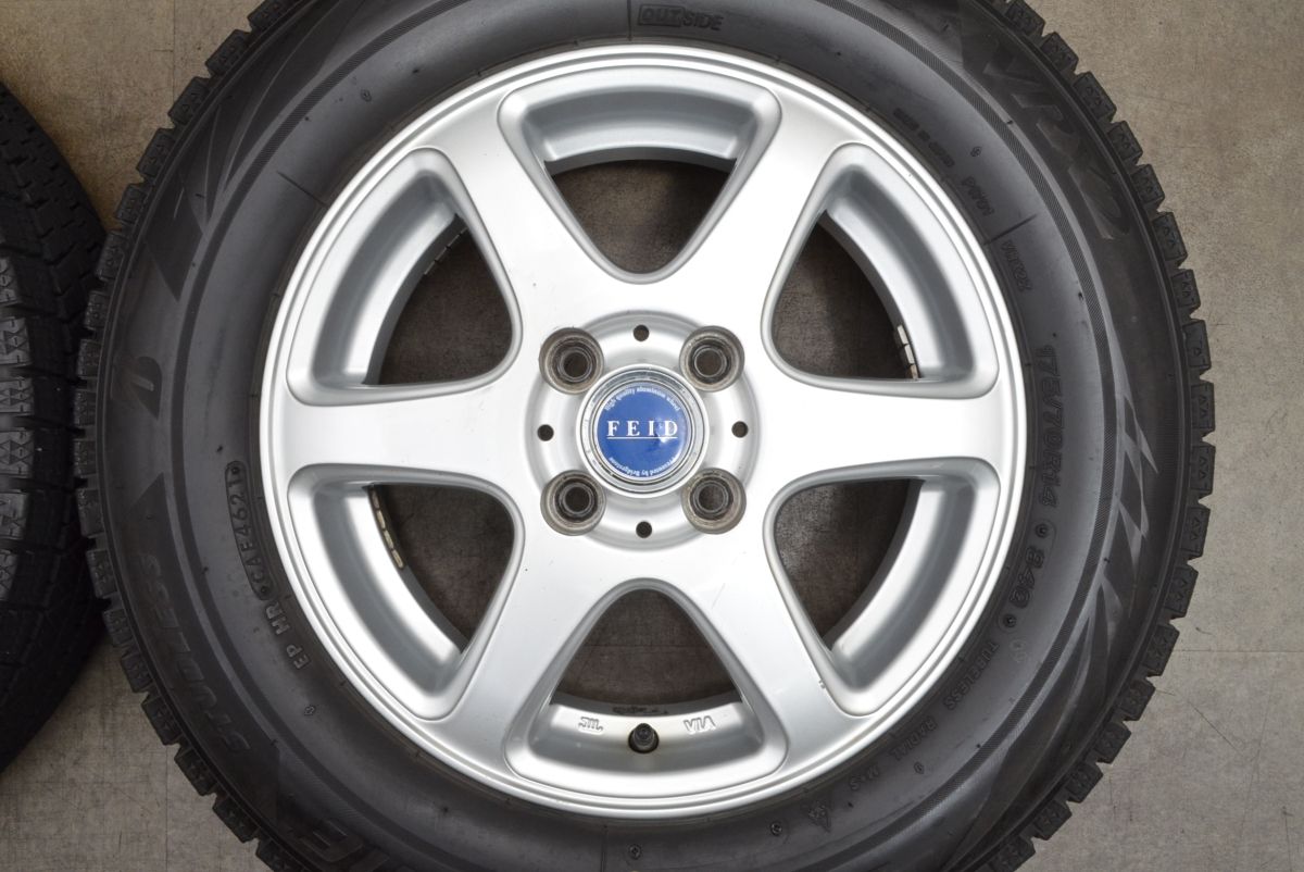 社外ホイール 14×5.5J +50 4本セット コンパクトカー ノート等に 売切!!