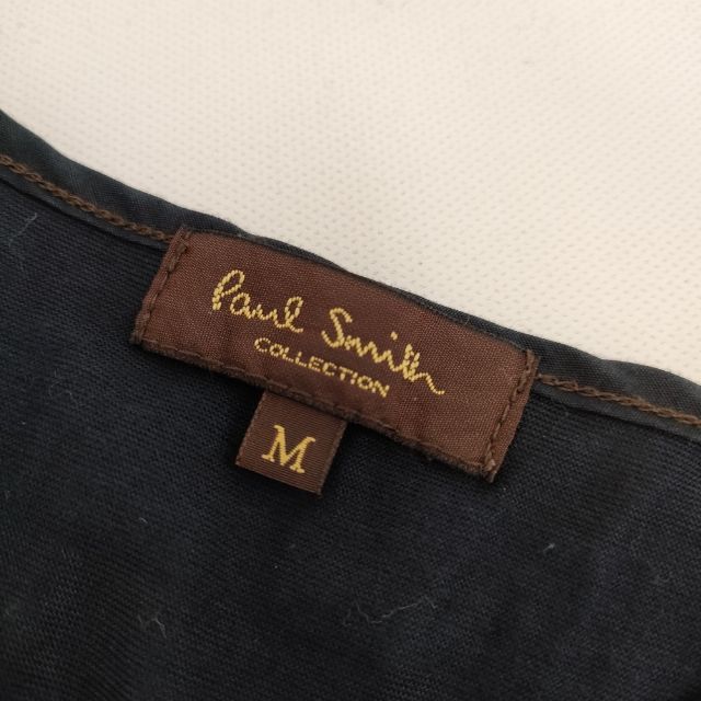 PAUL SMITH COLLECTION ヘンリーネック ボーダー 日本製 半袖Tシャツ