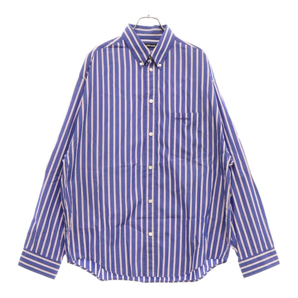 BALENCIAGA (バレンシアガ) 21SS STRIPPED フロントロゴ刺繍 