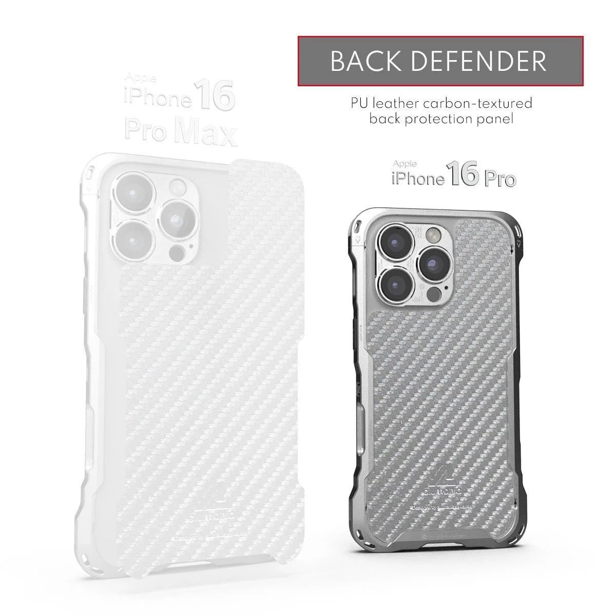 alumania アルマニア BACK DEFENDER for iPhone16 Pro/16 pro MAX