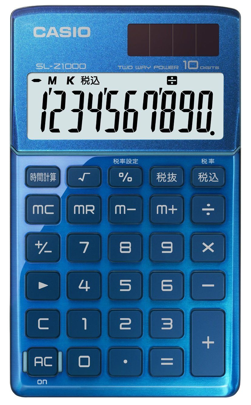 カシオ デザイン電卓 手帳タイプ 10桁 SL-Z1000PK-N ピンク [ピンク]