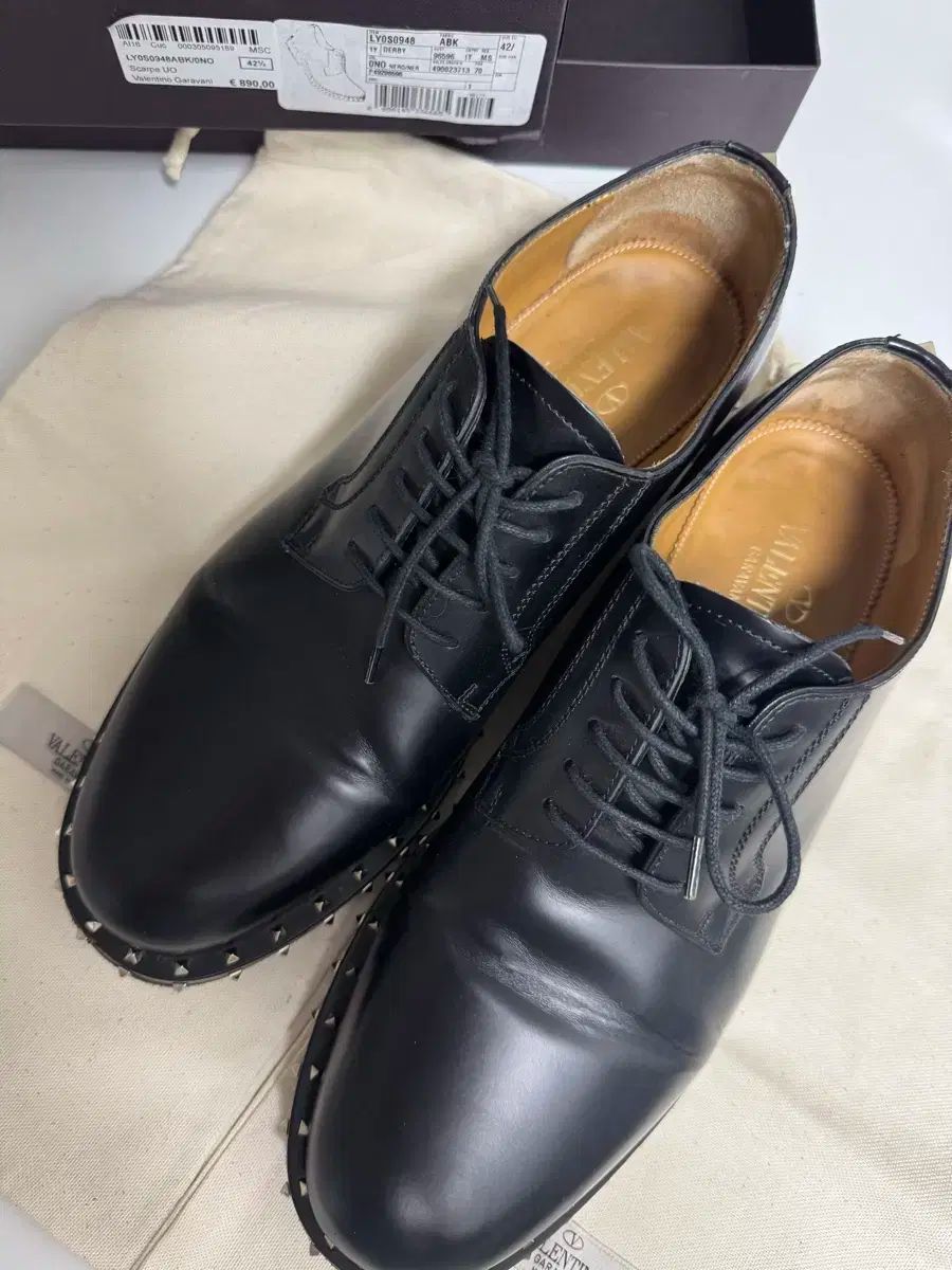 VALENTINO GARAVANI DERBY SHOES 42 未使用