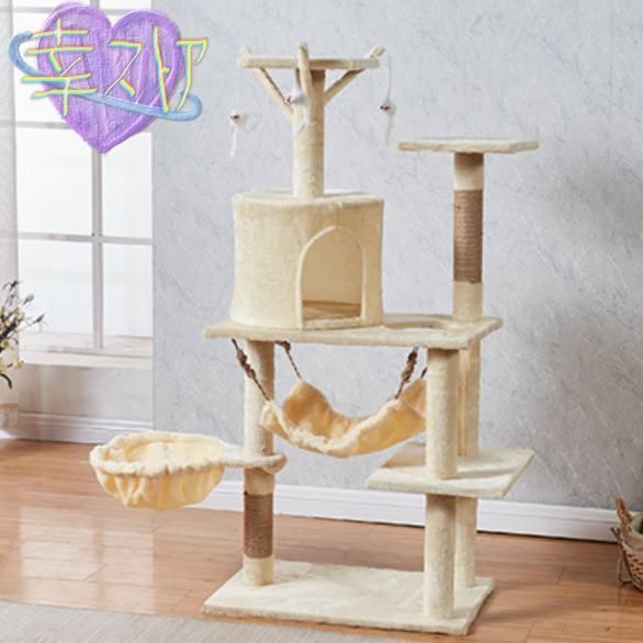 ビッグキャットツリー 爪とぎポール