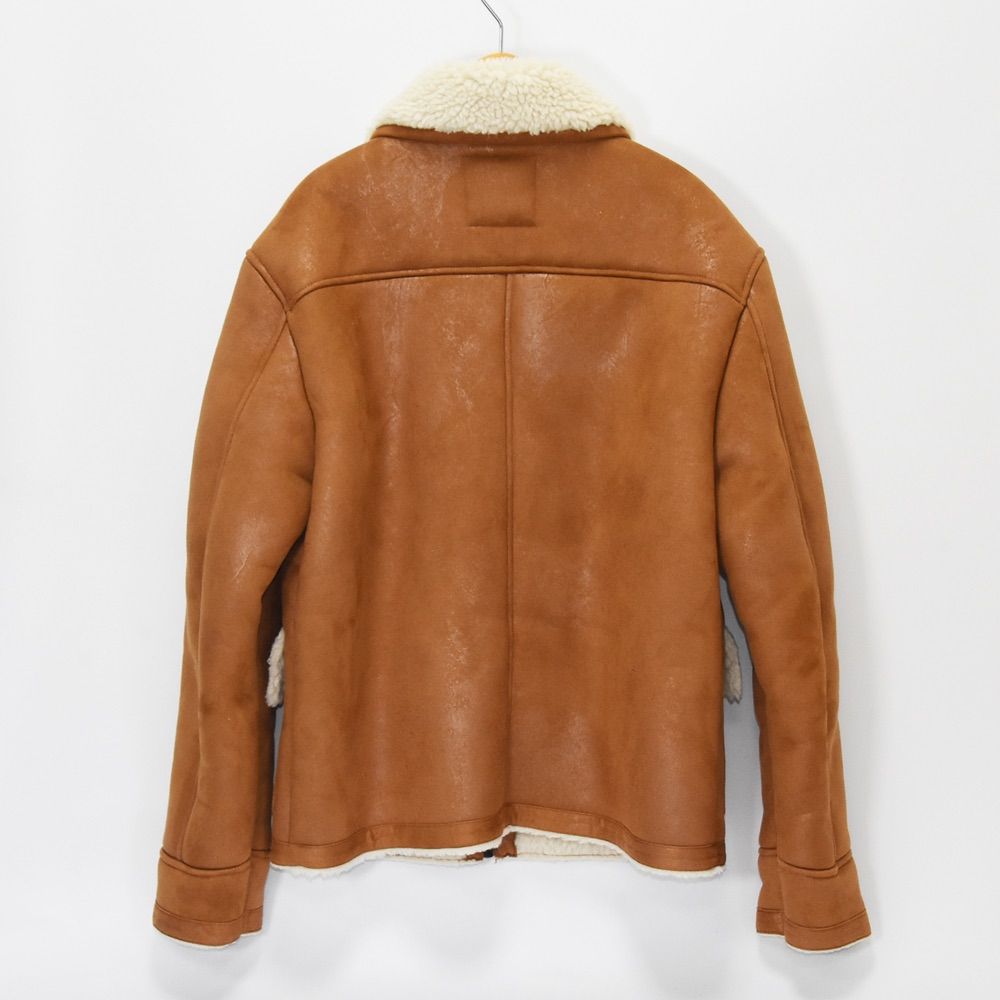 か 美品✨ZARA ザラフェイクムートン フライトジャケット Mサイズ相当 ZARA】ザラ フェイクムートン フライトジャケット Mサイズ 希少