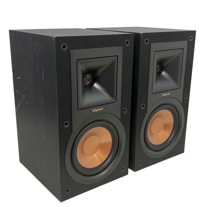 Klipsch クリプシュ ブックシェルフ モニター スピーカー ペアセット R-15M ブラック 動作未 保証有り 品 22510R46