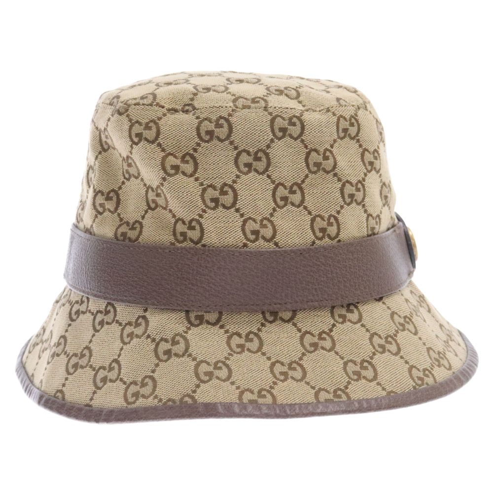 GUCCI グッチ バケットハット フェドラハット ベージュ 楽天市場】GUCCI グッチ ハット帽子キャメルベージュ＆エボニー