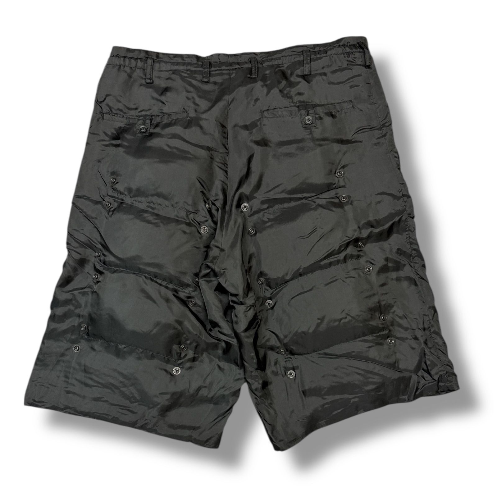 Yohji yamamoto pour homme 25AW Black Quilted Padded Shorts