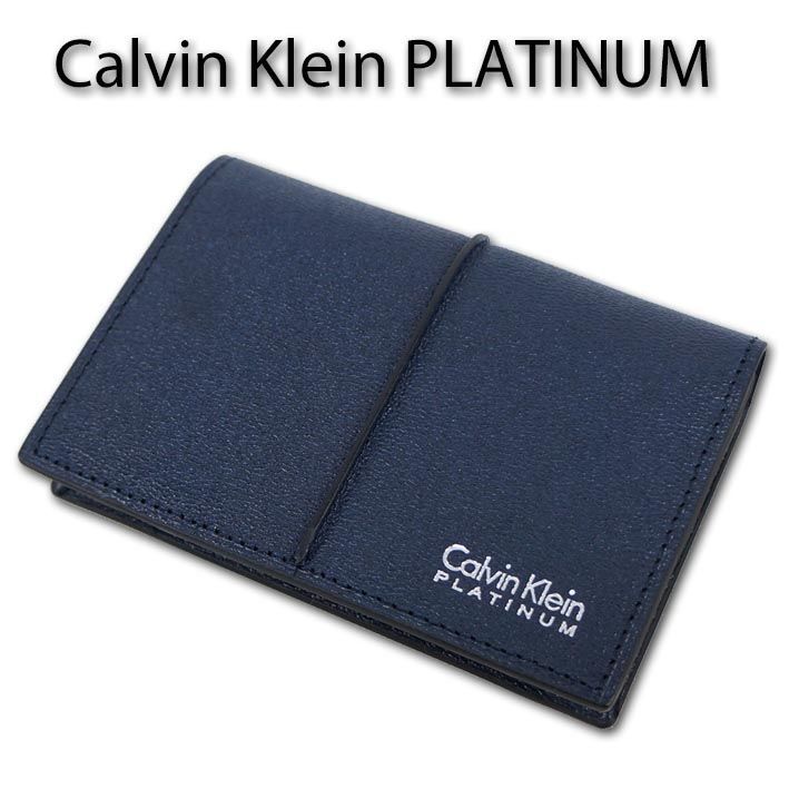 カルバンクライン Calvin Klein PLATINUM 名刺入れ 箱なし library