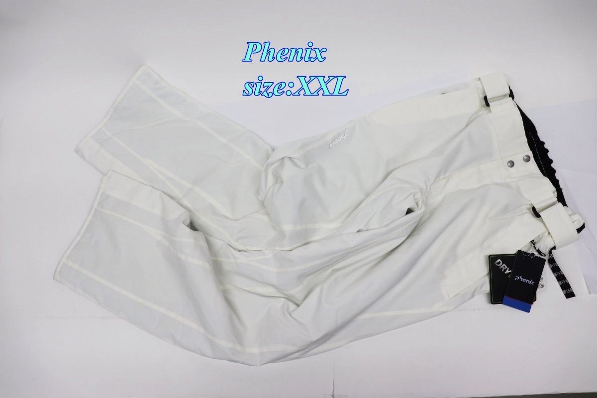 Phenix フェニックス メンズ スキーサロペット XXL ホワイト PS6720B37 スポーツ スキーパンツ R2502-075 Phenix フェニックス メンズ スキーサロペット XXL ホワイト