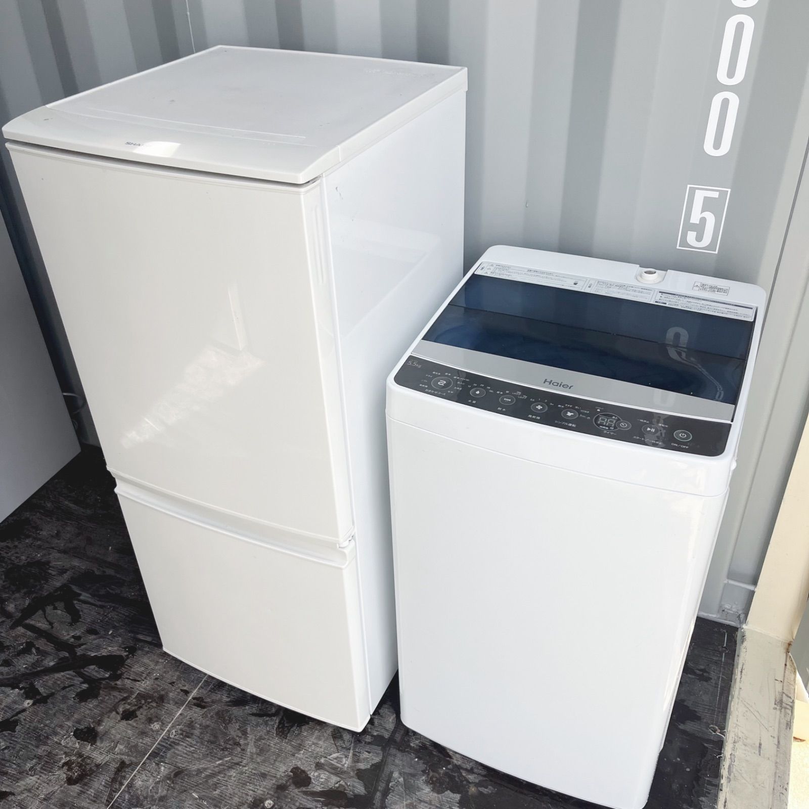 166取付無料！SHARPおしゃれホワイトインテリア冷蔵庫風乾燥付き洗濯機 166取付無料！SHARPおしゃれホワイトインテリア冷蔵庫風乾燥付き