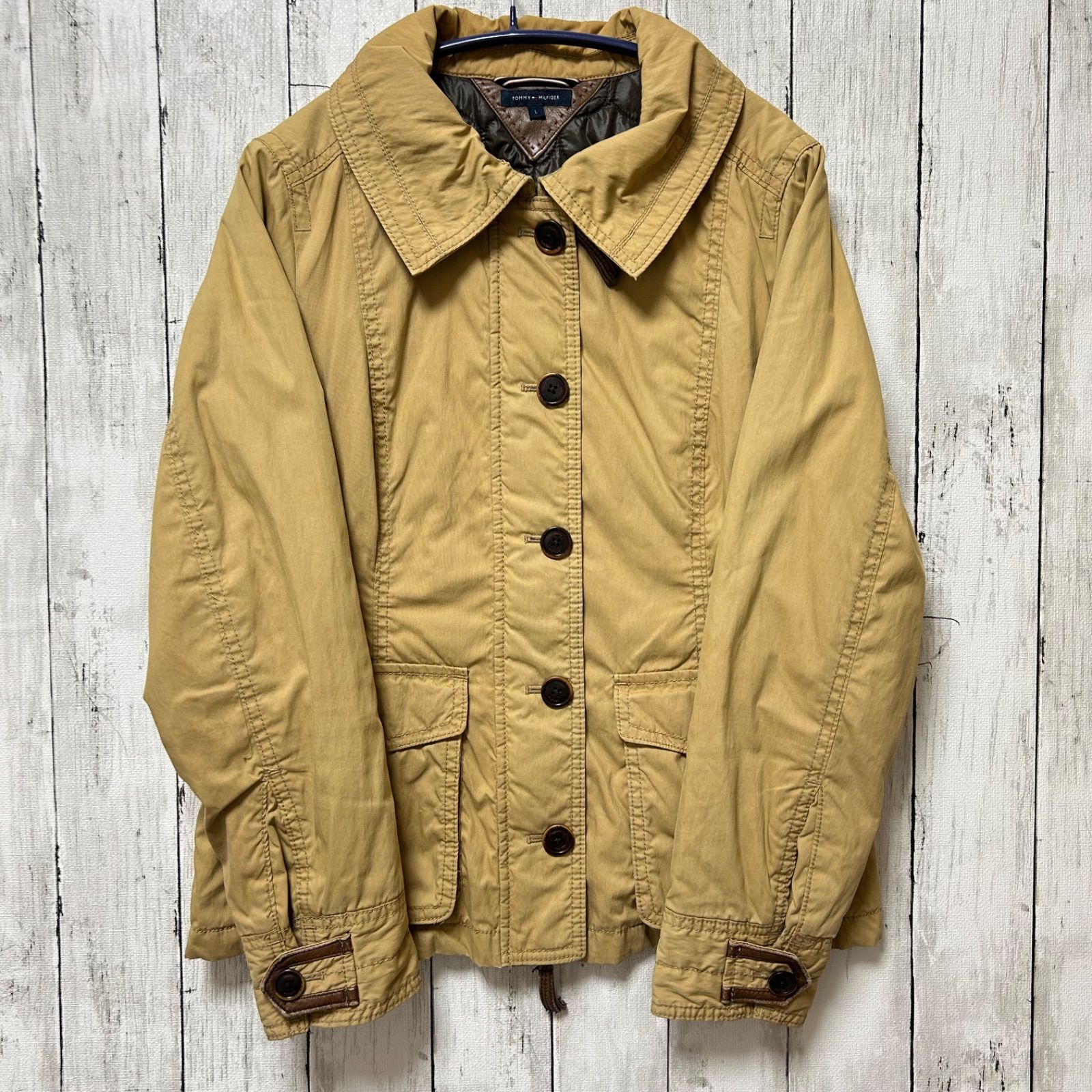 美品】トミーヒルフィガーTOMMY HILFIGER ミリタリージャケット メンズ 