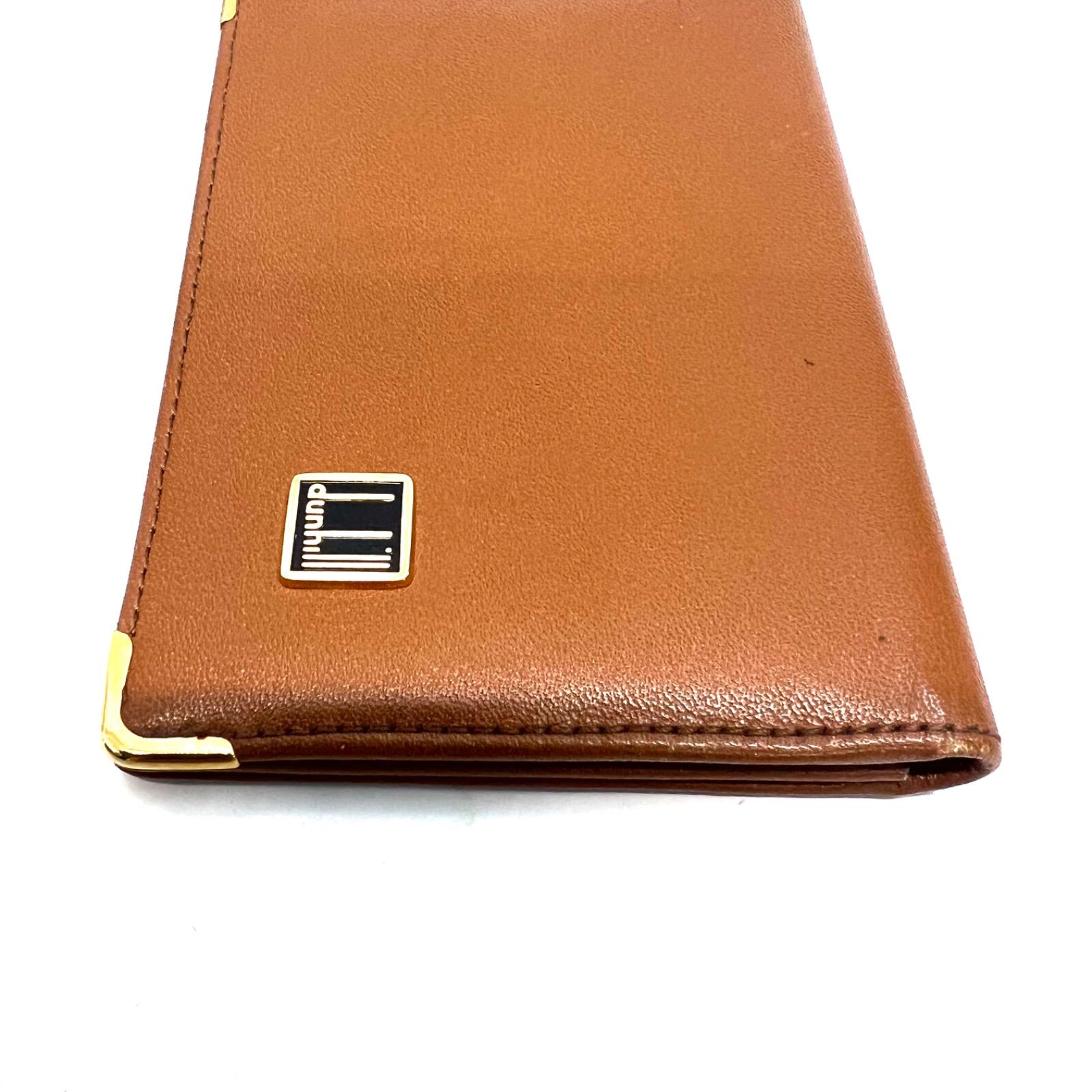 美品】dunhill ダンヒル 名刺入れ ブラウン レザー メンズ