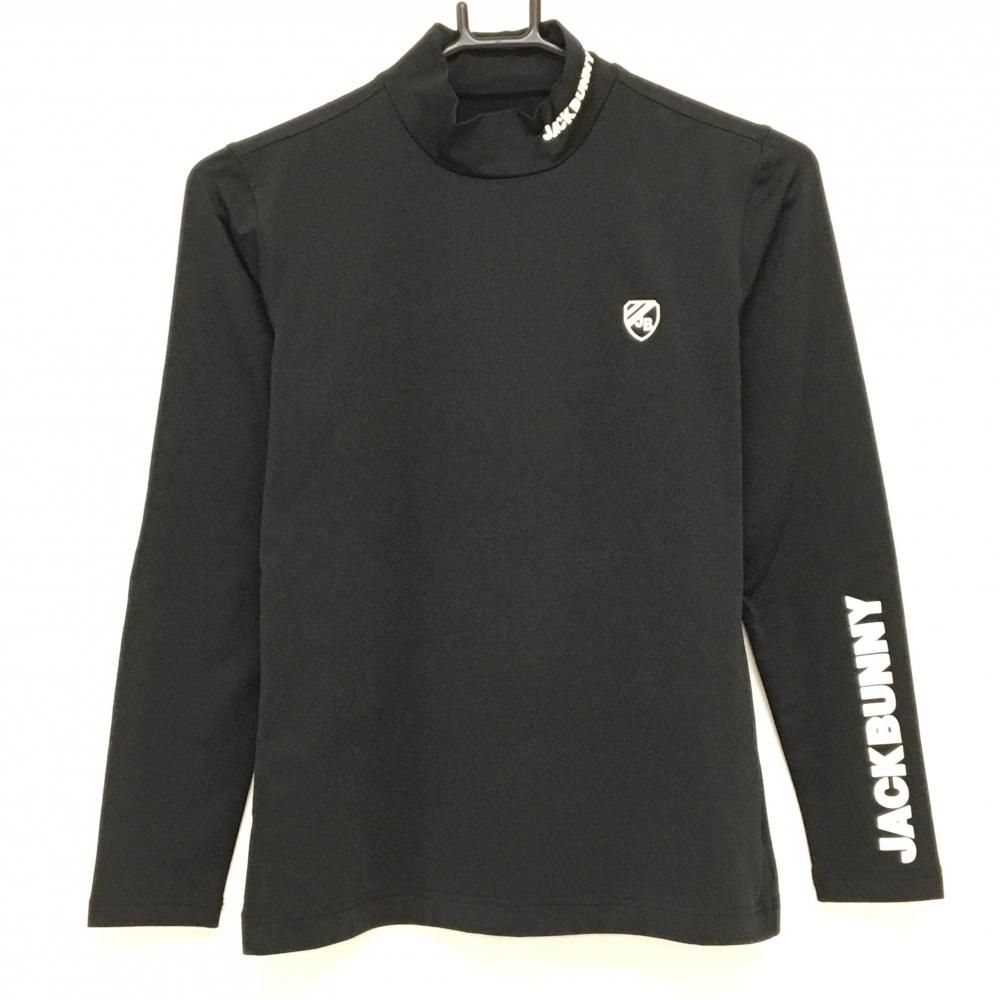 サイズ：0 JACK BUNNY ジャックバニー  長袖ハイネックTシャツ  ブラック系 [240101415883] ゴルフウェア レディース ストスト ゴルフウェア シャツ ジャックバニー 長袖 レディース」の人気