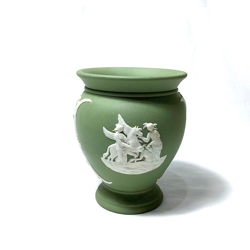 ウェジウッド　フラワーベース　新品未使用 楽天市場】【紅茶セット付き】 ウェッジウッド ベース 18cm ジャスパー