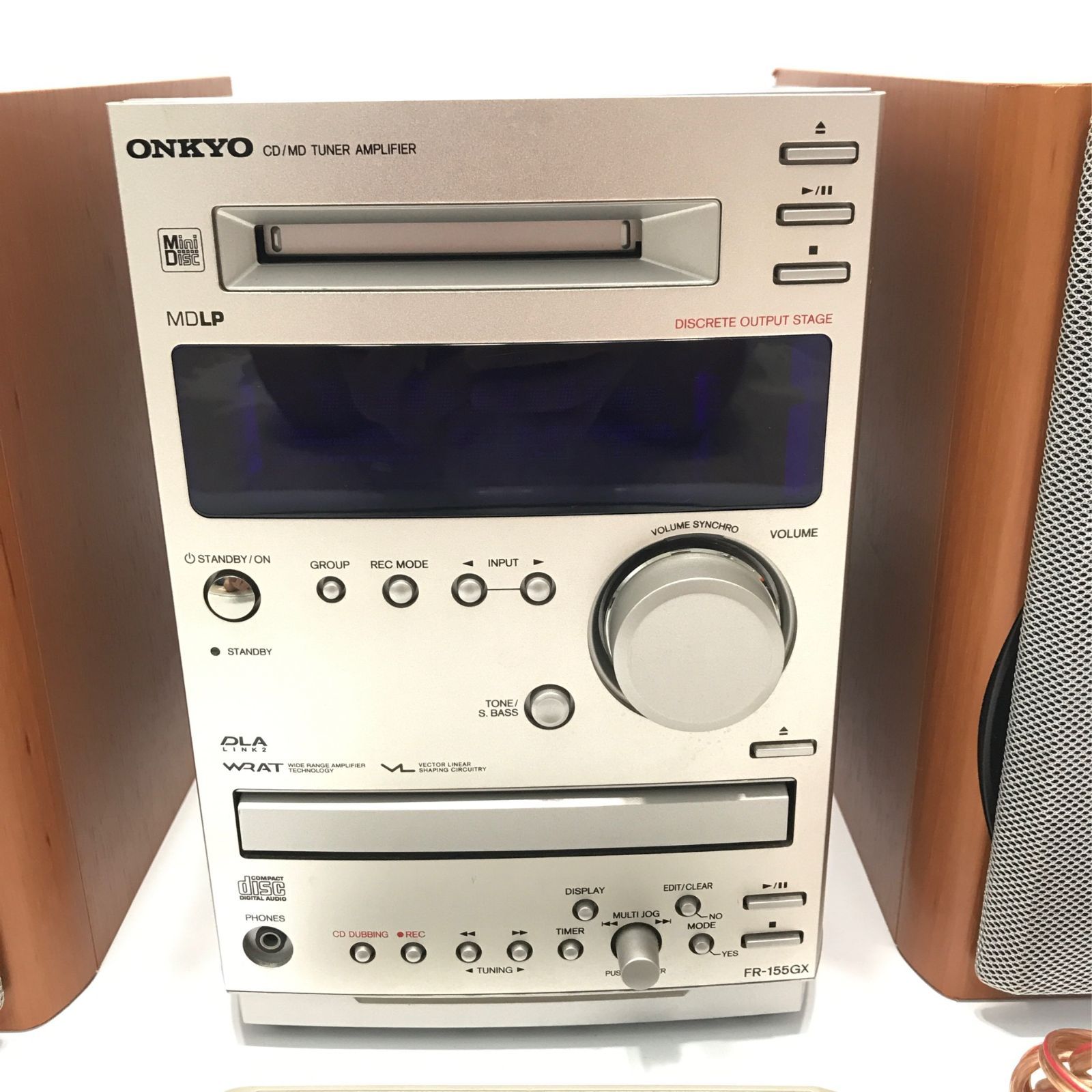 ONKYO CD MDプレイヤー FR-155GX コンポ D-02GX - オーディオ機器