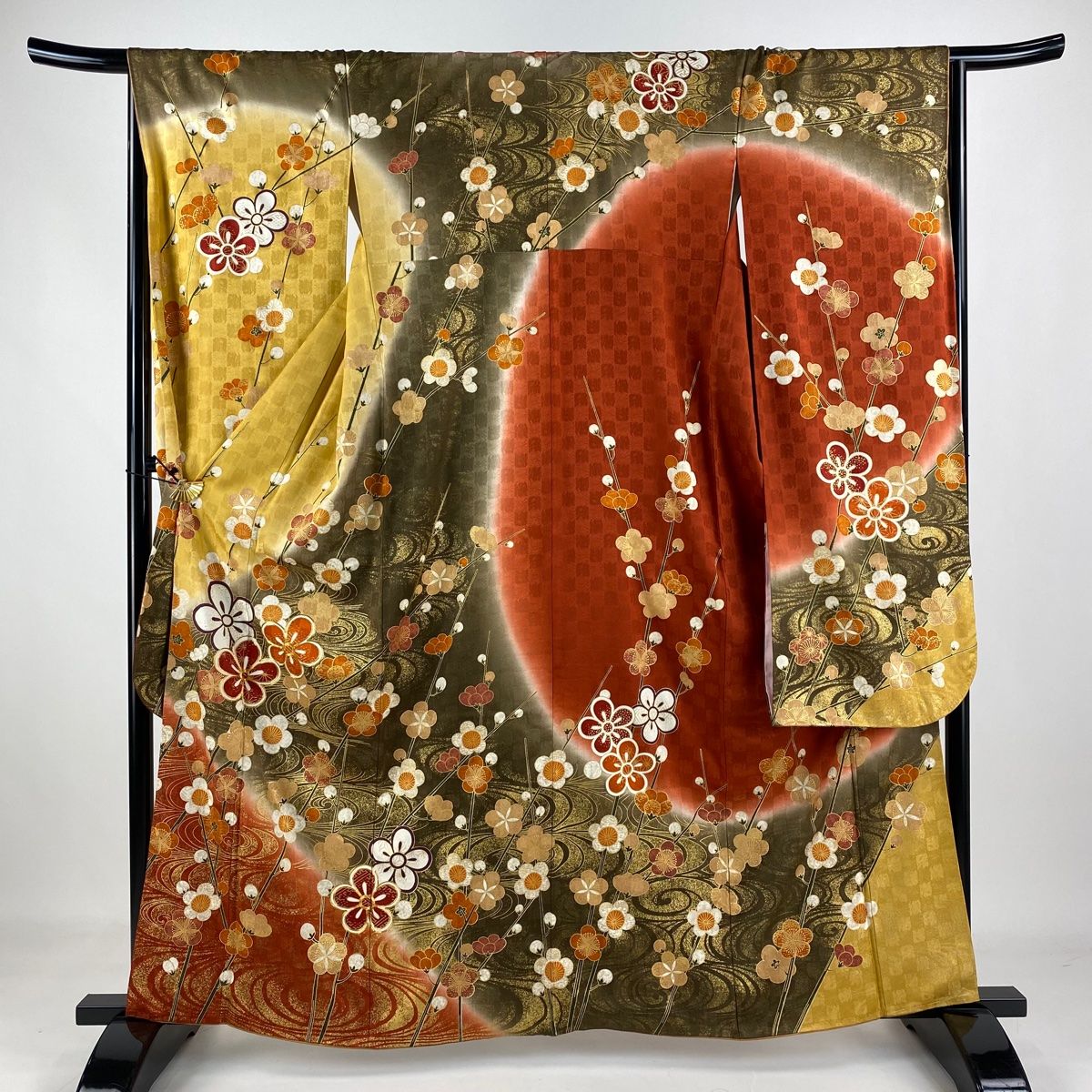 訪問着 身丈163cm 裄丈65cm 正絹 名品 【中古】（訪問着 身丈163cm 裄  