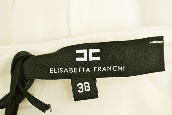 訳あり 新品 エリザベッタフランキ トップス 40 ECS1012 Mサイズ 90%OFF 新品 エリザベッタフランキ ELISABETTA FRANCHI トップス