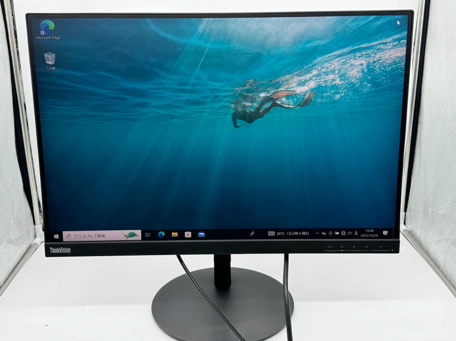 モニター Lenovo ThinkVision T23i-10 - メルカリ