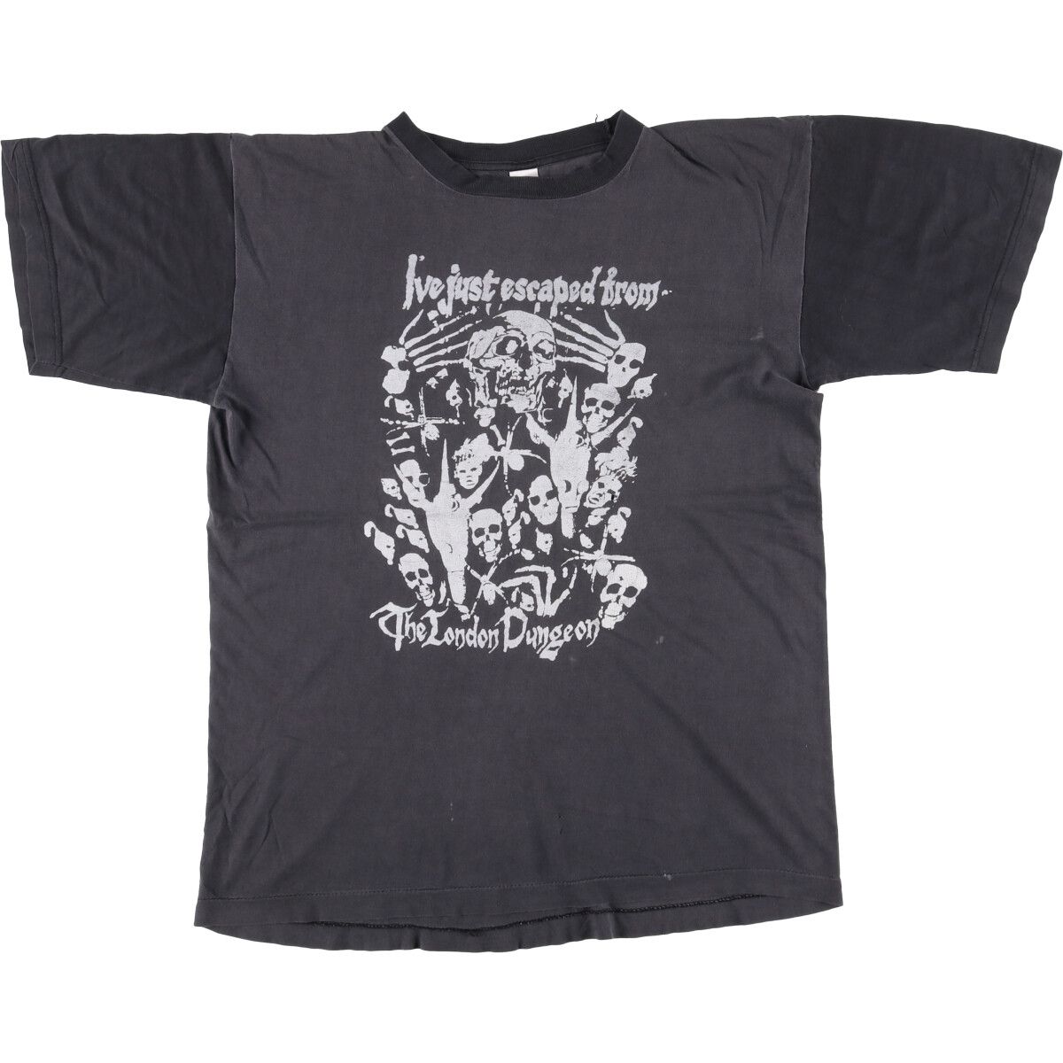 古着 ドクロ柄 スカル柄 プリントTシャツ メンズXL相当/eaa549172 