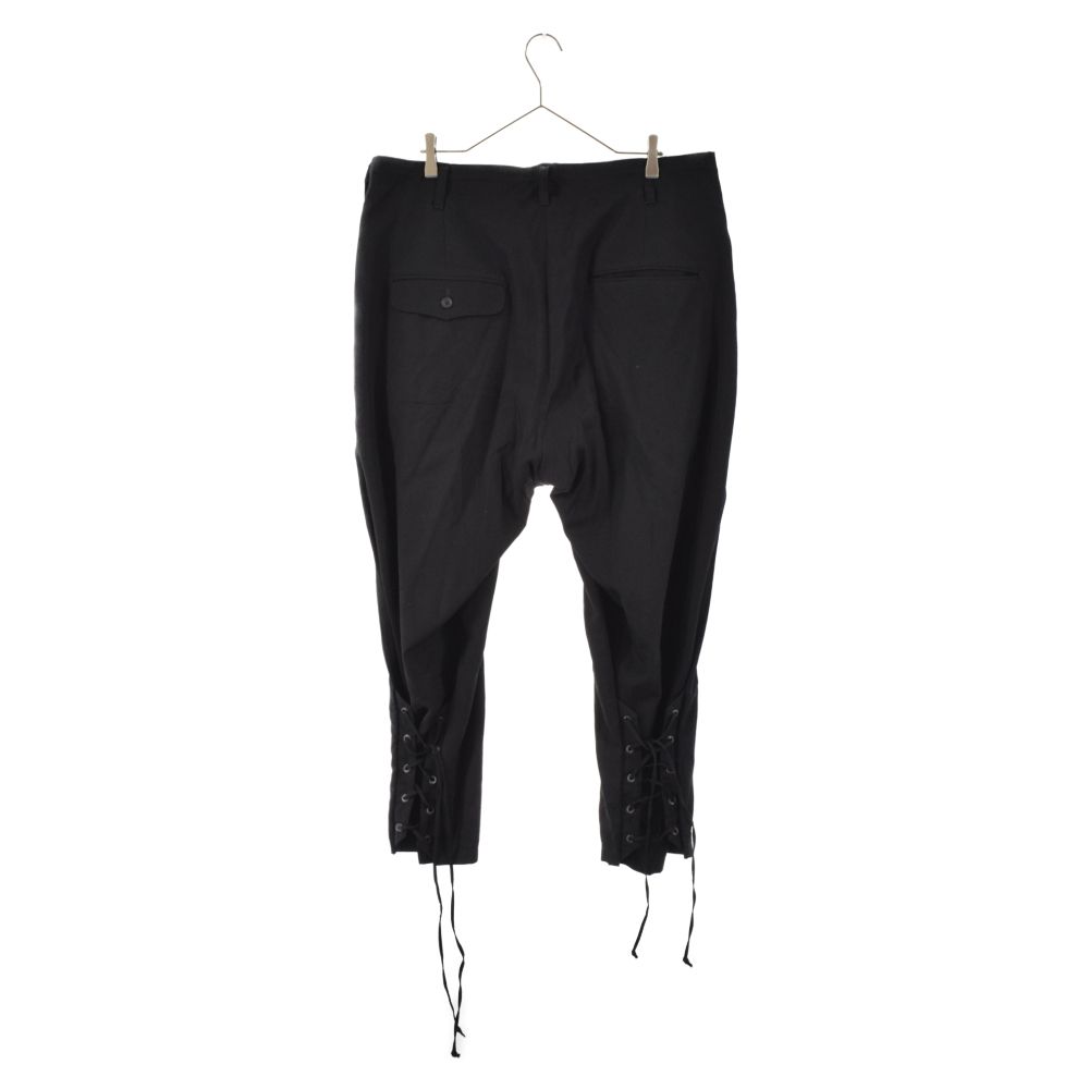 ヨウジヤマモトプールオム 裾レースアップ ギャバパンツ サイズ2