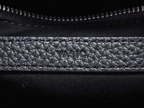 □新品同様□ VASIC ヴァジック ボンド レザー 巾着型 ハンドバッグ