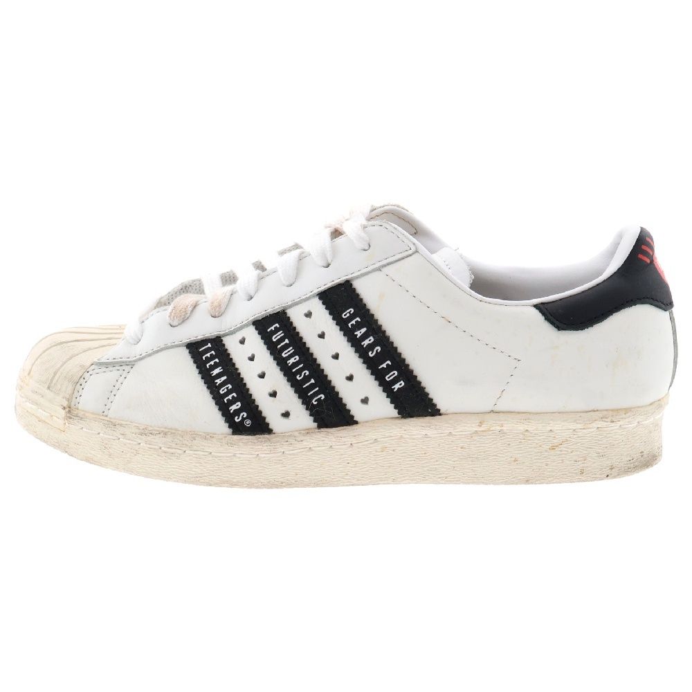 adidas Originals (アディダスオリジナルス) ×HUMAN MADE SUPER STAR 80s FY0728 ヒューマンメイド  スーパースター ローカットスニーカー US7.5/25.5cm ホワイト - メルカリ