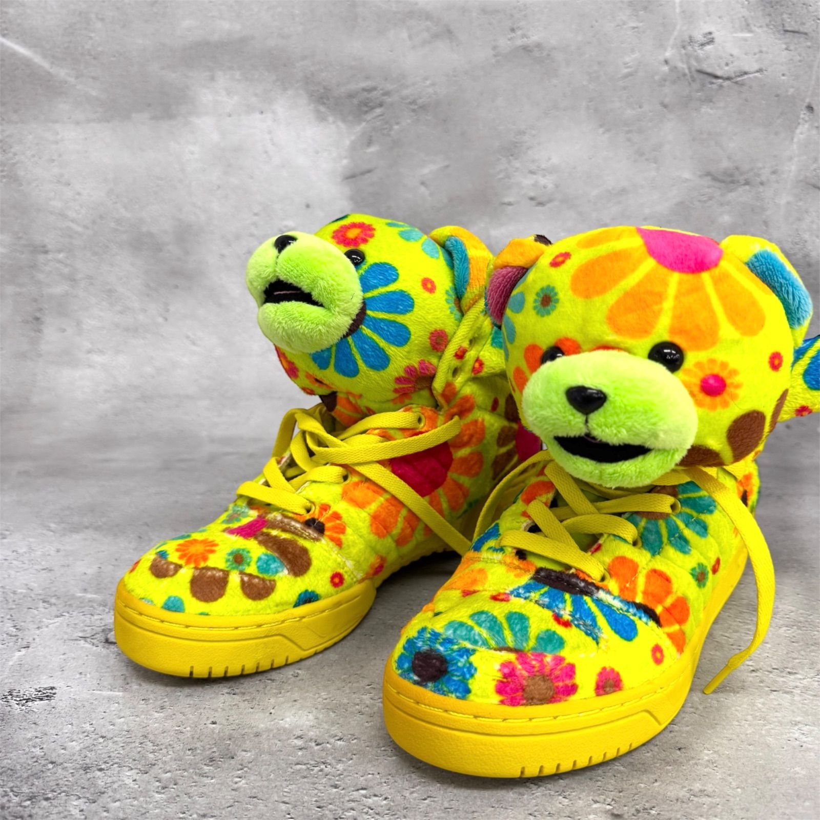 ジェレミー スコット　ハイカット　クマ　ベアー　bear ハイカット ✨Bランク adidas Originals JEREMY SCOTT ジェレミースコット
