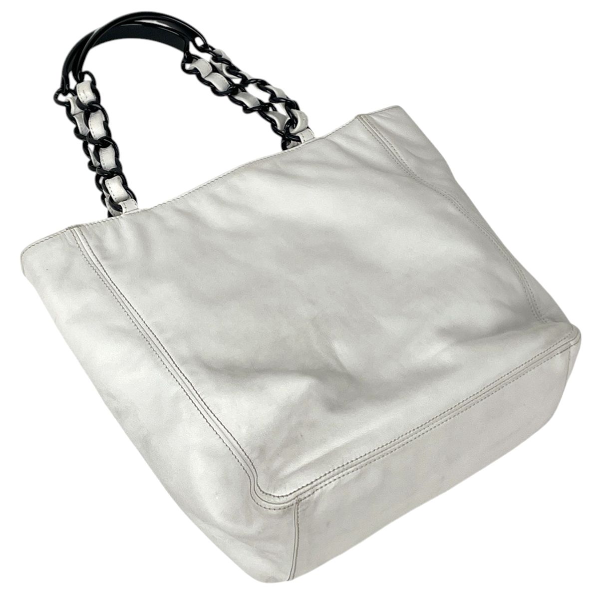 シャネル CHANEL ココマーク プラチェーン トートバッグ ショルダー  