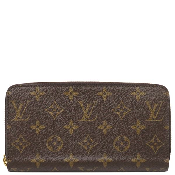 ルイヴィトン LOUIS VUITTON 長財布 ジッピー ウォレット モノグラムキャンバス モノグラム×コクリコ ゴールド金具 茶 赤  ラウンドファスナー M41896 RFID 【箱】【中古】 - メルカリ