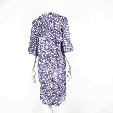 有松鳴海絞りワンピース 有松鳴海絞り 綿 総絞り 手染め リメイク ワンピース シャツ