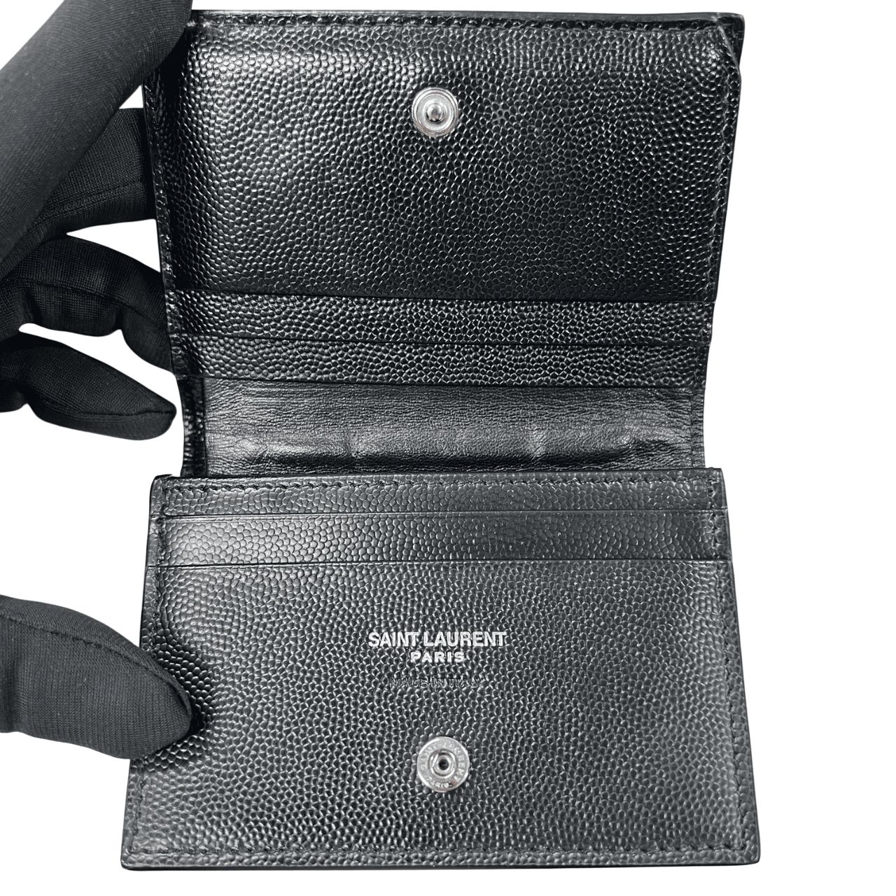 【極上美品】 958 Saint Laurentイブサンローラン2つ折り財布 極上美品】 958 Saint Laurentイブサンローラン2つ折り財布