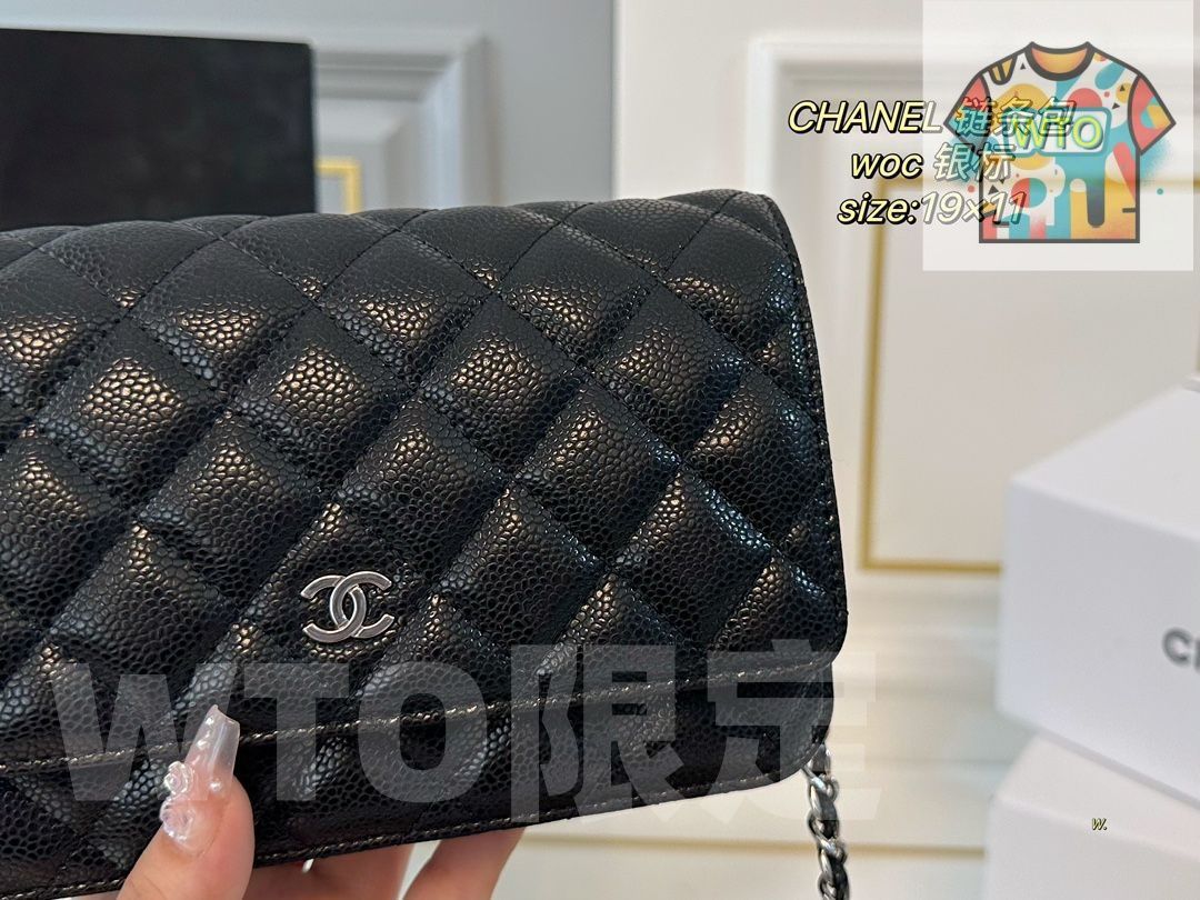 CHANELシャネルwocチェーンバッグ、ハンドバッグ、カメラバッグ