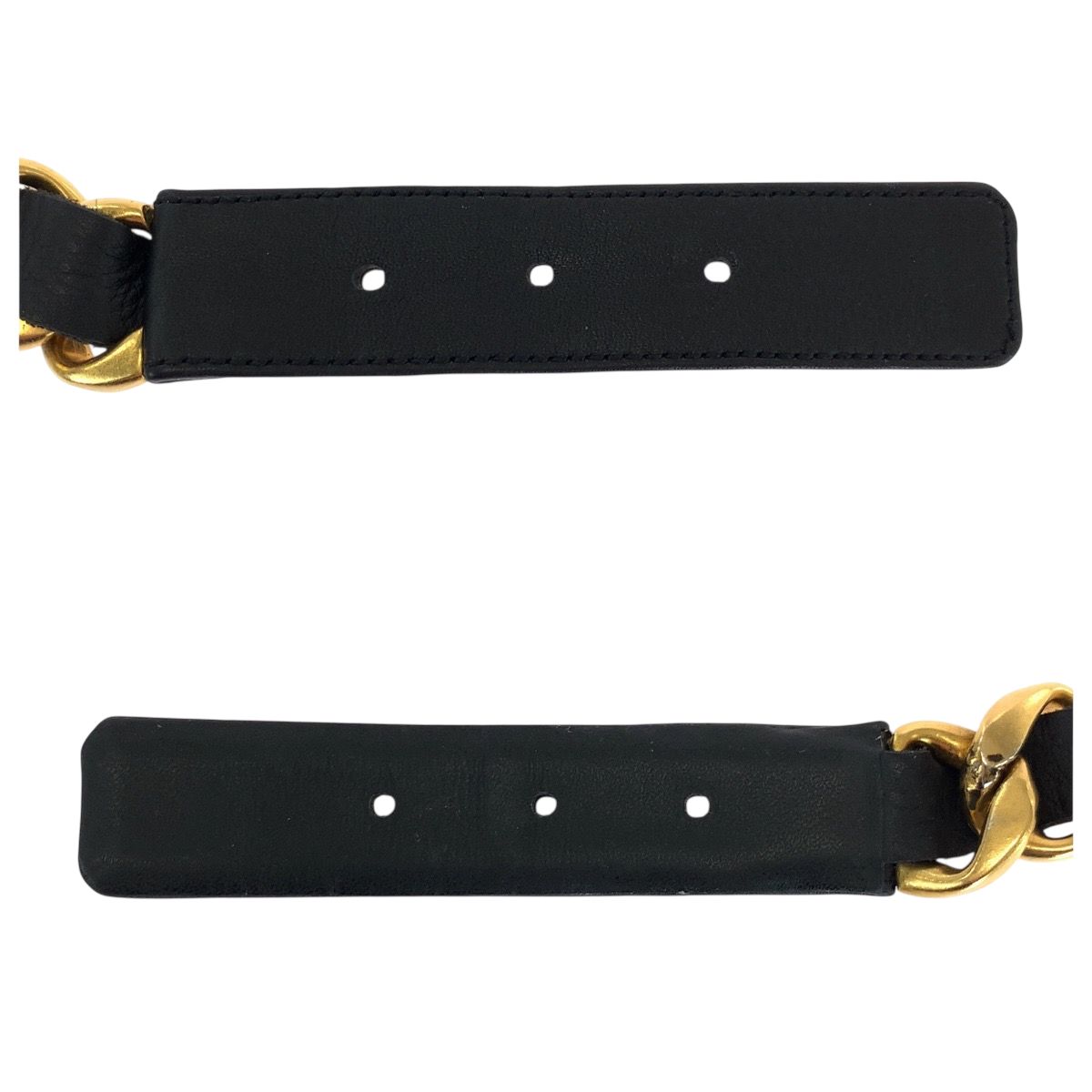 【美品】シャネル　ヴィンテージ　ベルト　75 美品 CHANEL シャネル ヴィンテージ 75/30 ブラック 黒 ゴールド