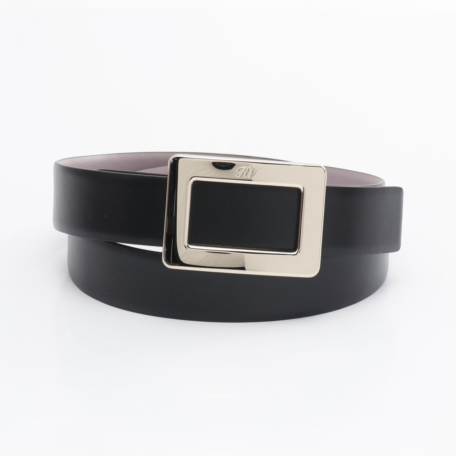 ロジェ ヴィヴィエ Roger Vivier ベルト ベル ヴィヴィエ レザーベルト RCWC0343100MU51K5385 ブラック レザー ベルト レディース